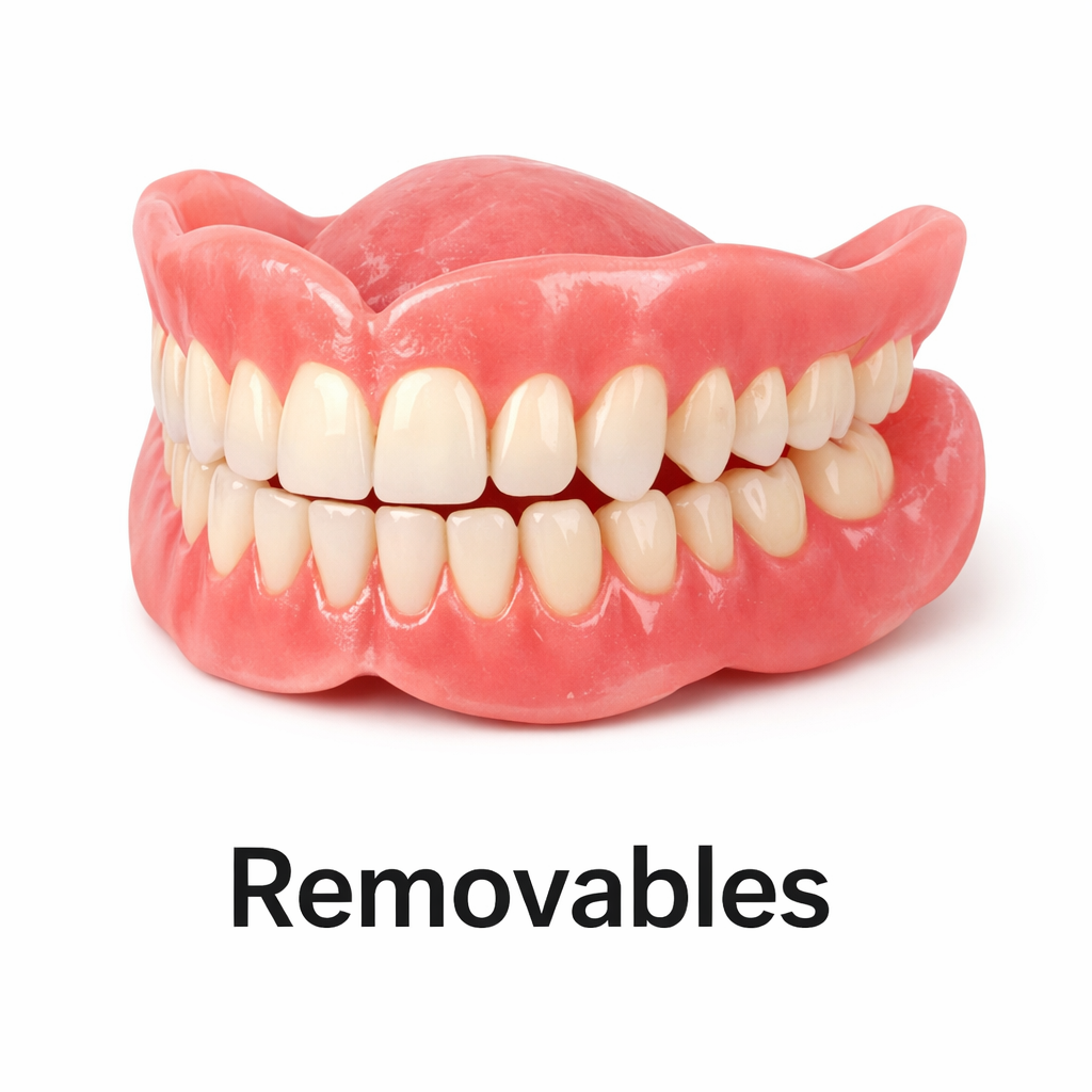 Denture Removables in Inter Font-1